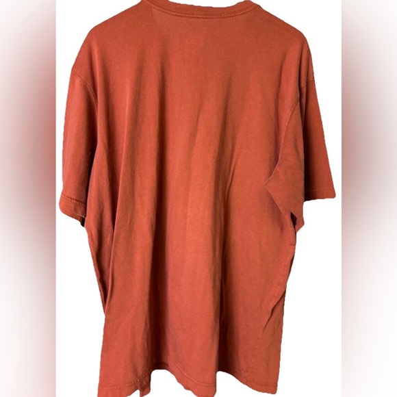 Carhartt Shirt Mens Size 2XL Rust Short Sleeve Built For Those Who Build By Hand - Picture 6 of 6